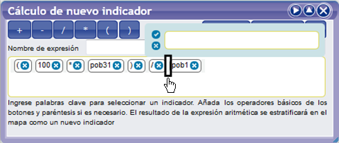 Agregar expresiones