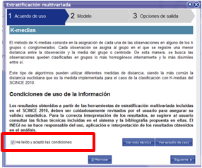 Paso 1 - Acuerdo de uso